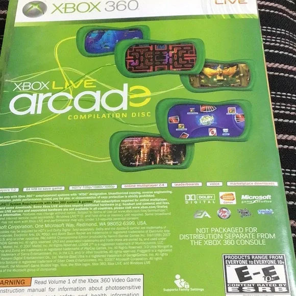 XBOX360 SEGA SUPERSTAR TENNIS. XBOX LIVE ARCADE COMPILATION DISC - Picture 3 of 10